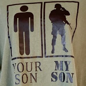 Your Son/My Son Military Short Sleeve T-Shirt